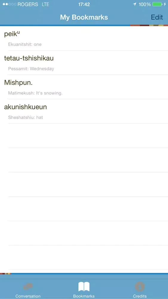 Innu Conversation应用截图