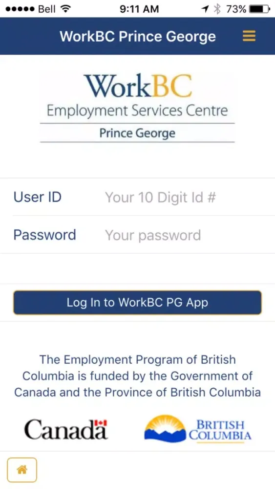 WorkBC PG سکرین شاٹس