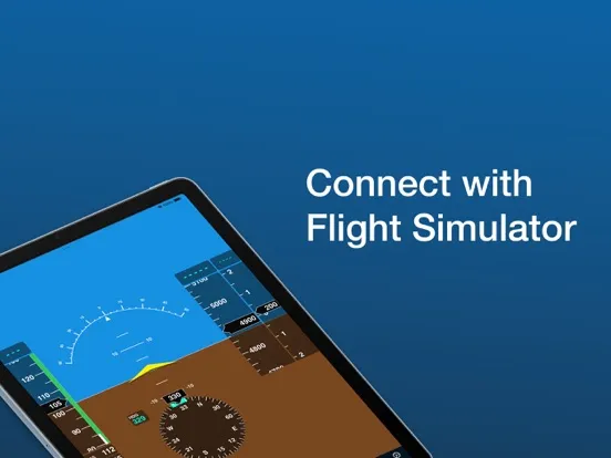 Tangkapan layar Winglet Flight Display iPad 