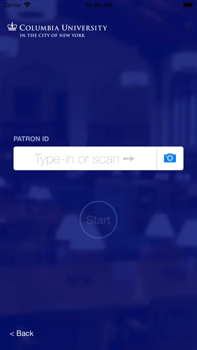 Columbia Libraries Self-Check Screenshots