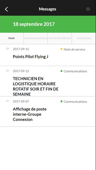 Zrzuty ekranu DFS Chauffeur