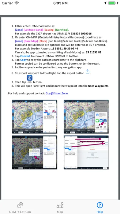 Screenshot di UTM For Flight