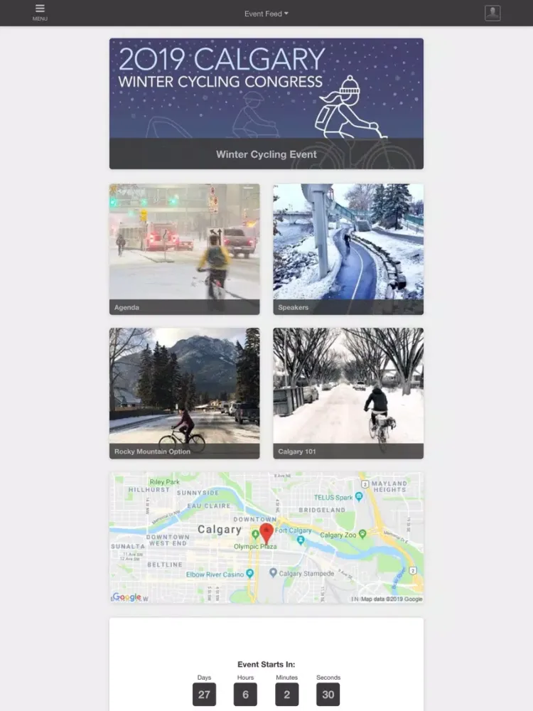 Capturas de pantalla de Winter Cycling Congress 2019 iPad 