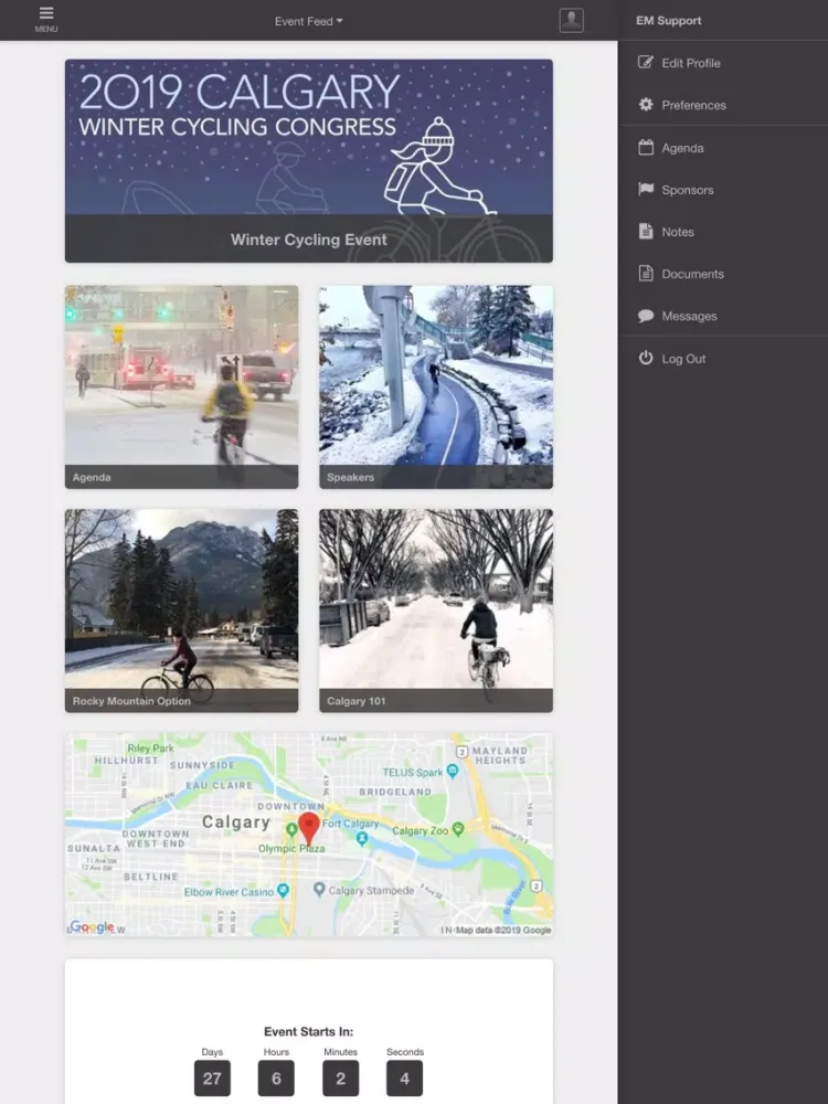 Capturas de pantalla de Winter Cycling Congress 2019 iPad 