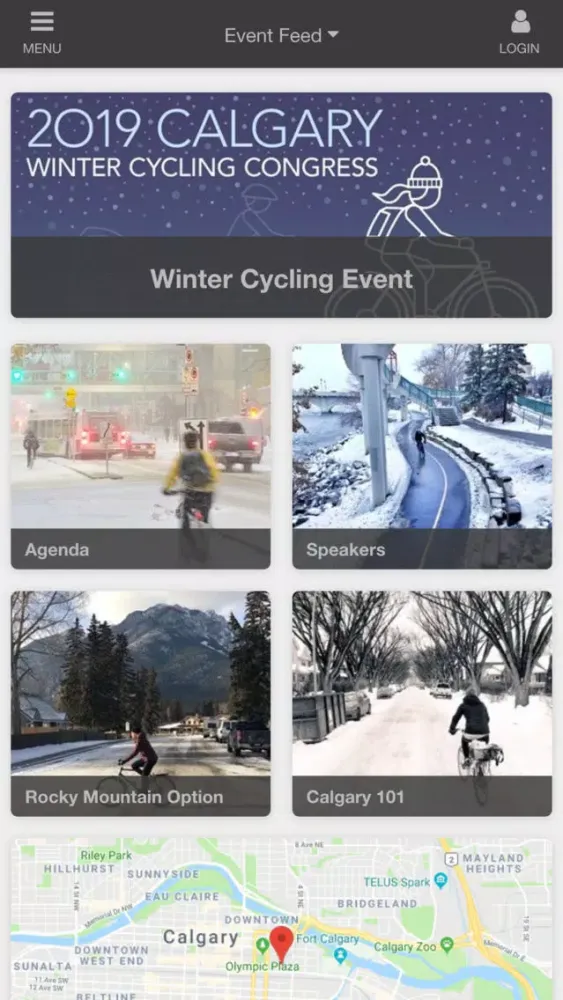Capturas de pantalla de Winter Cycling Congress 2019