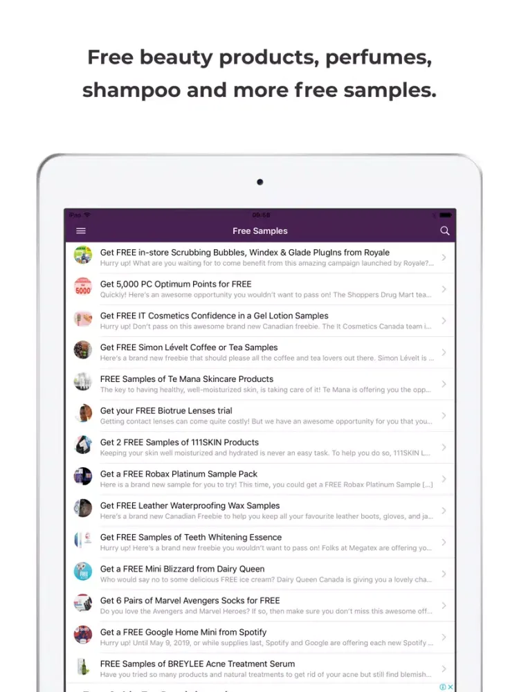 صور Canadian Savers iPad 