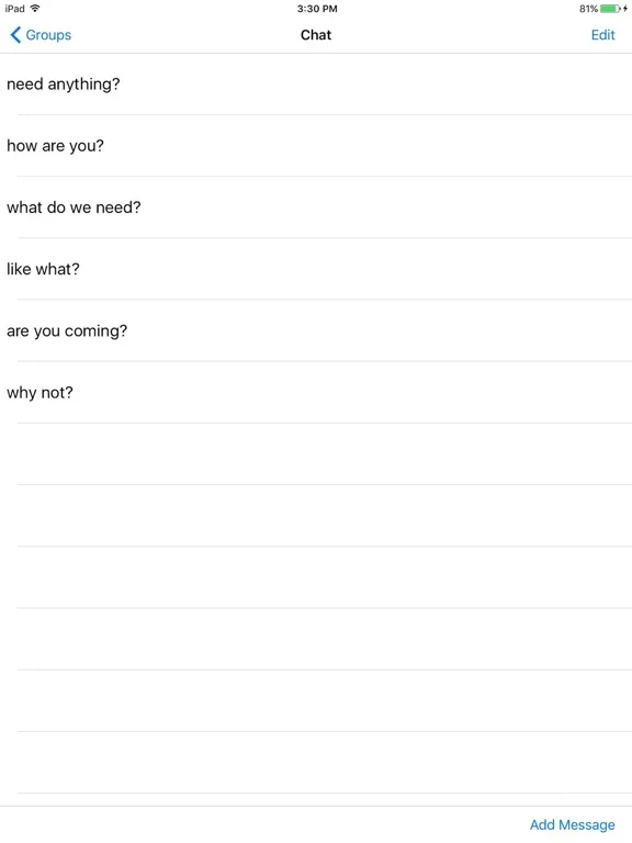 Скриншоты PhraseChat iPad 