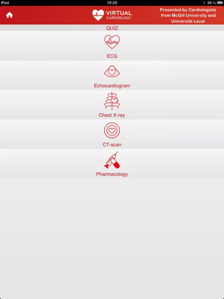 تصاویر Virtual Cardiology by McGill University cardiologists and cardiologists from‎ Université Laval iPad 
