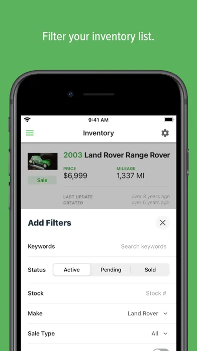 Capturas de pantalla de Carpages.ca Dashboard