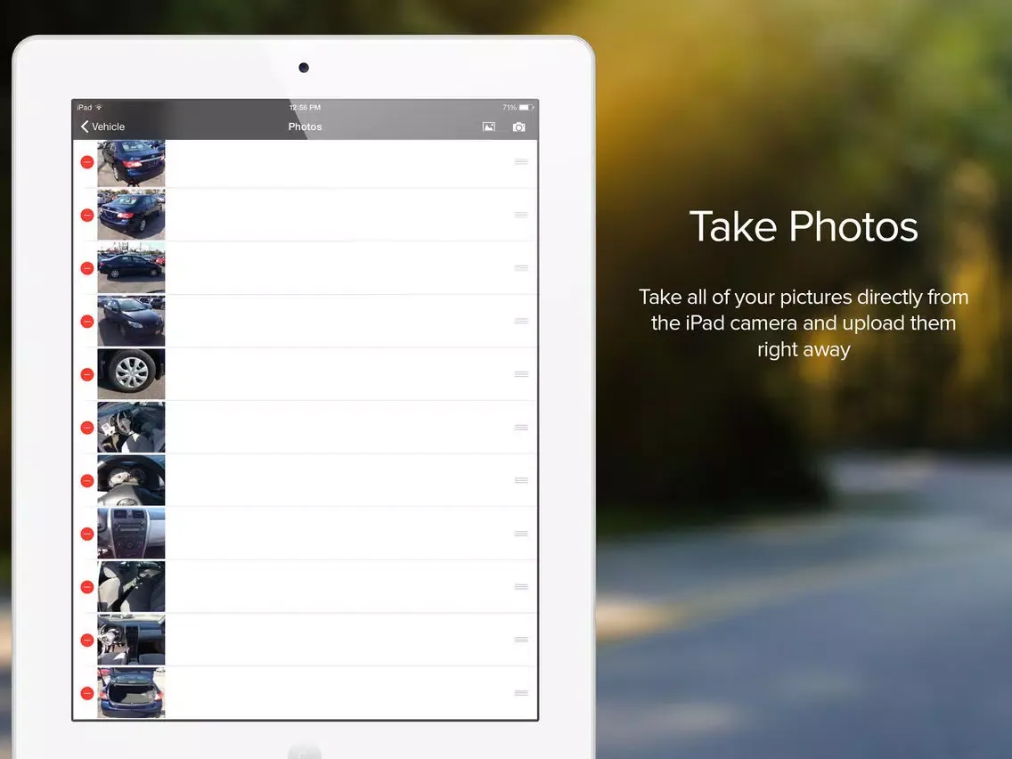 Capturas de pantalla de Dealer Dashboard iPad 