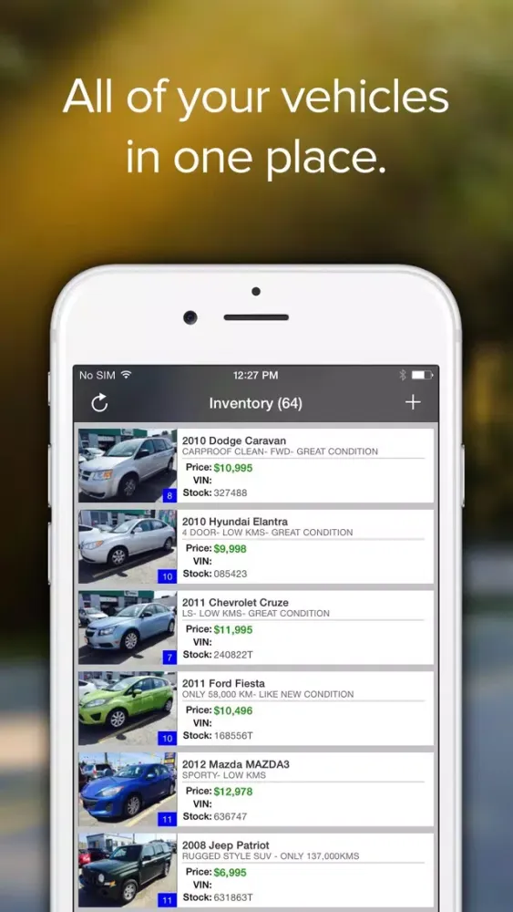 Capturas de pantalla de Dealer Dashboard
