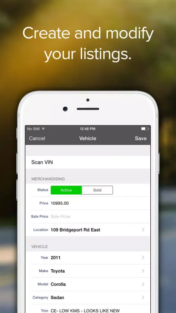 Capturas de pantalla de Dealer Dashboard