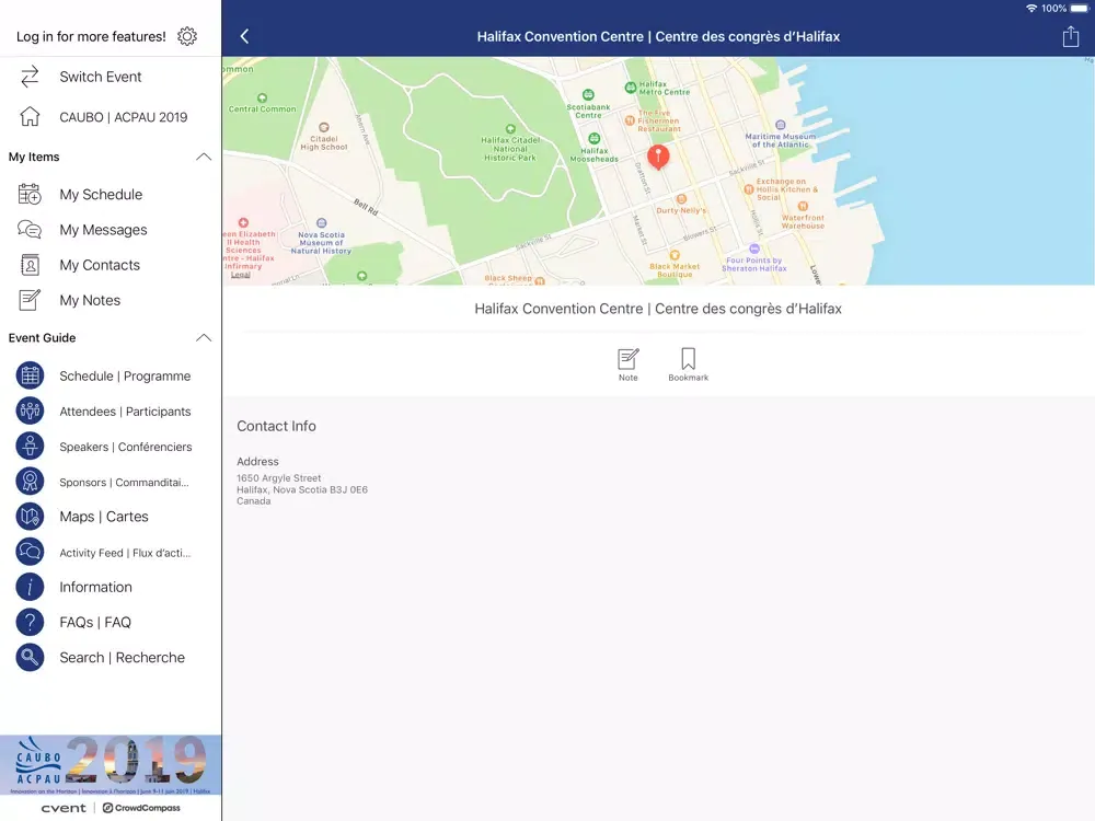 CAUBO|ACPAU Conference iPad  سکرین شاٹس