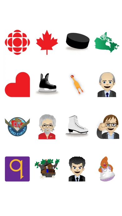 ภาพหน้าจอของ Your Canadian Sticker Pack by CBC