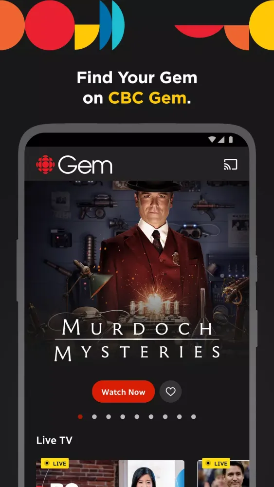 Capturas de pantalla de CBC Gem: Shows & Live TV