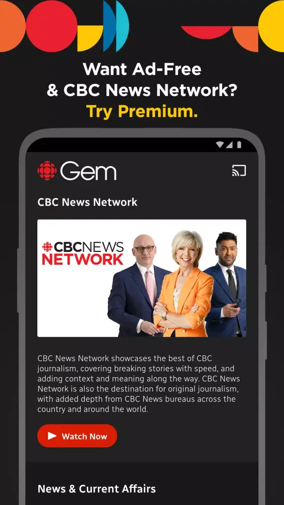 Capturas de pantalla de CBC Gem: Shows & Live TV