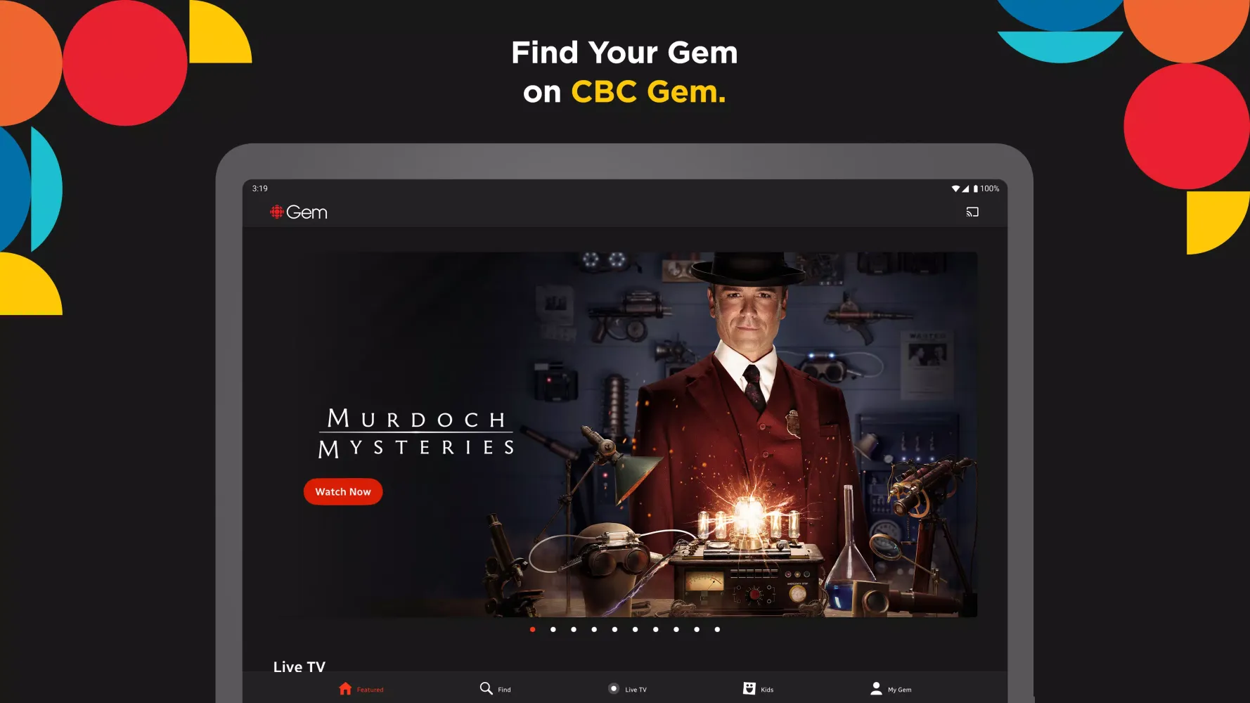 Capturas de pantalla de CBC Gem: Shows & Live TV