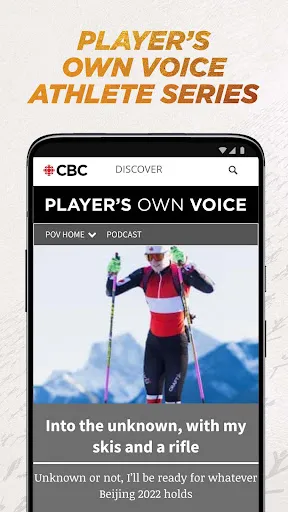 Screenshot di CBC Sports