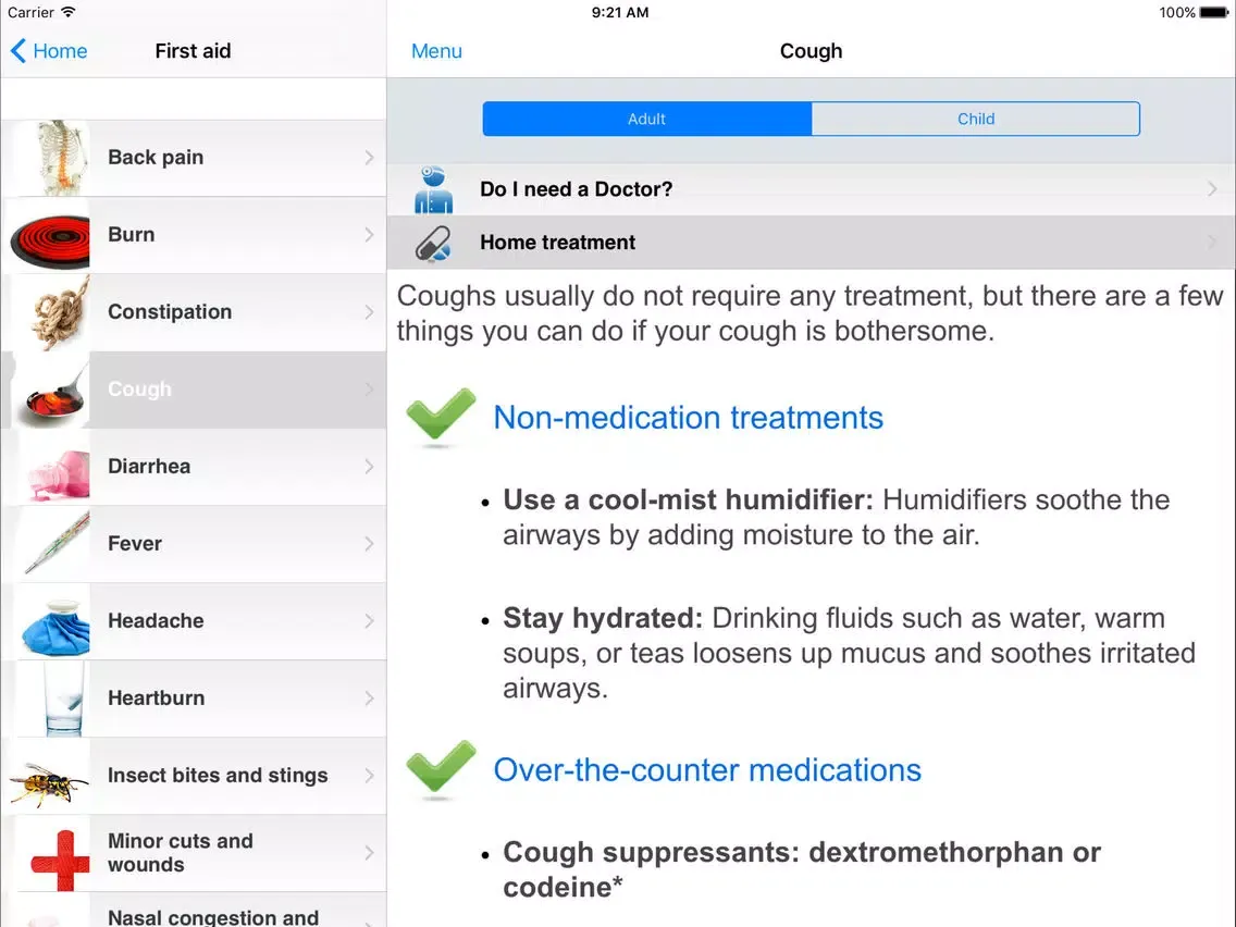 Скриншоты Travel Assistance iPad 