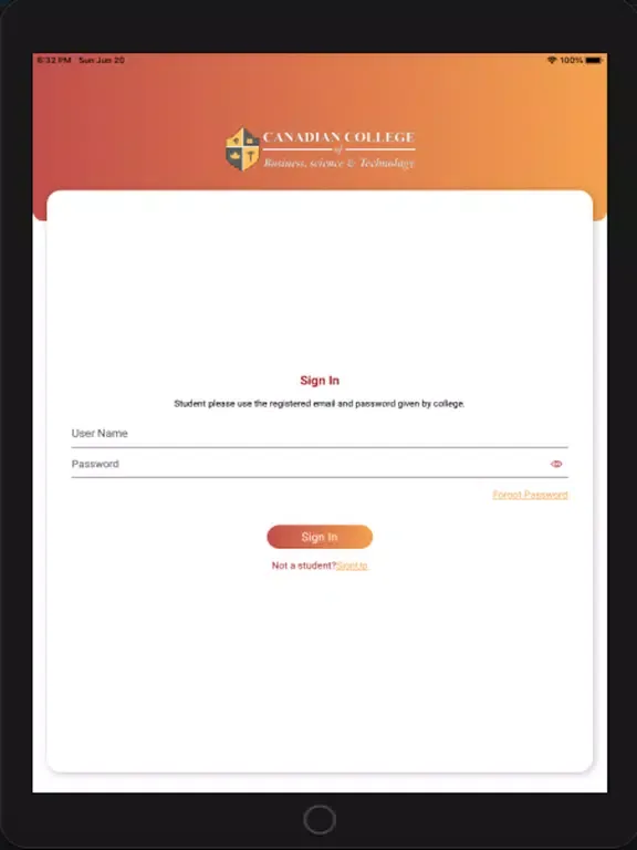 Screenshot di CCBST eStudent iPad 