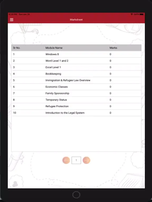 Screenshot di CCBST eStudent iPad 
