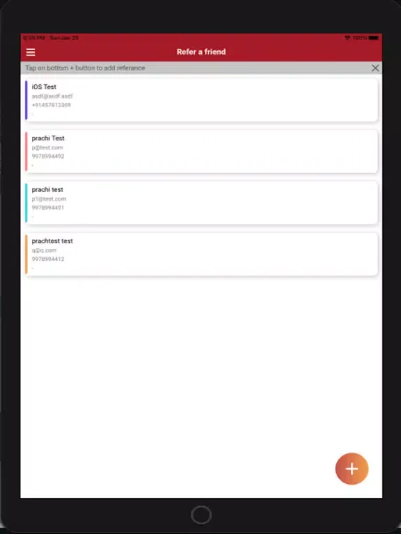 Screenshot di CCBST eStudent iPad 