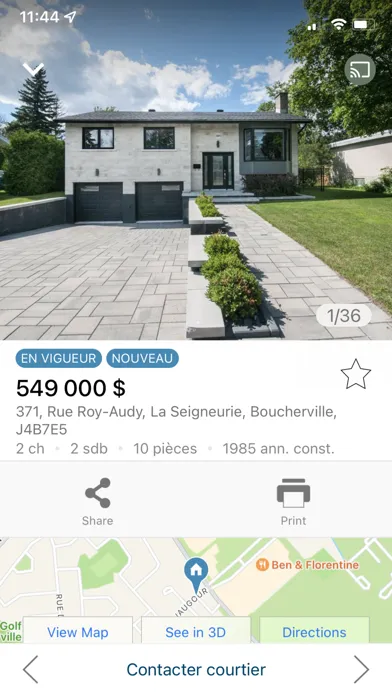 Скриншоты Centris.ca