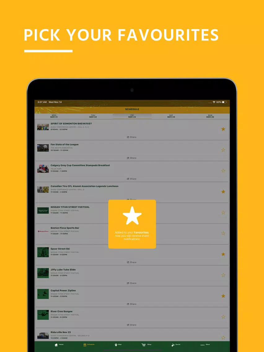 Screenshot di Grey Cup Festival 2018 iPad 