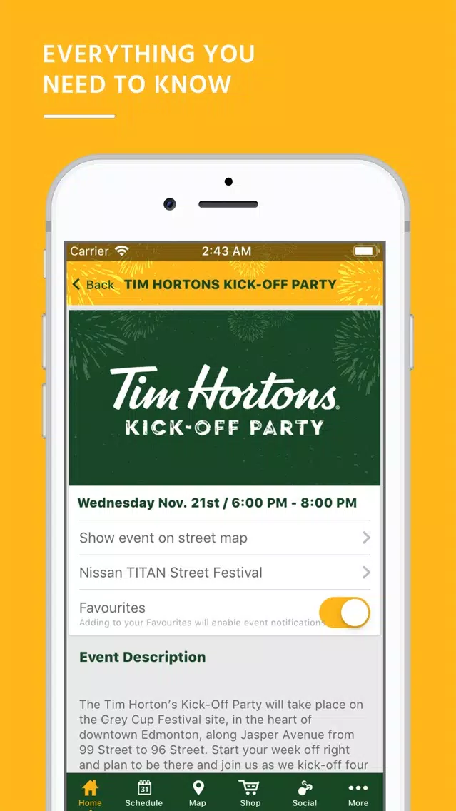 Screenshot di Grey Cup Festival 2018