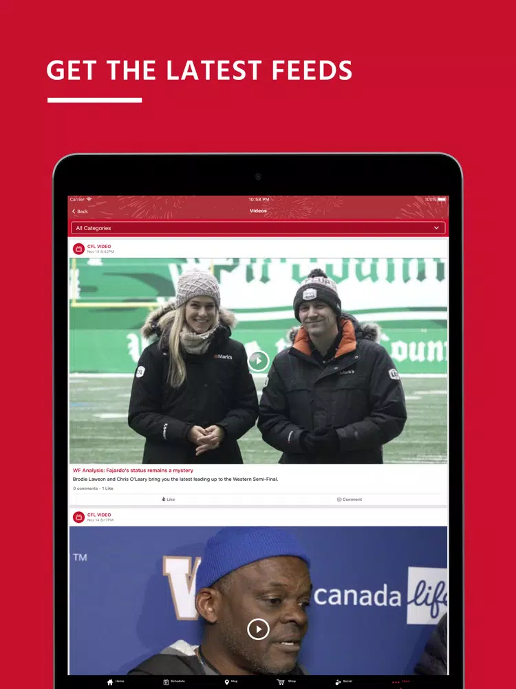 2019 Grey Cup Festival iPad 应用截图