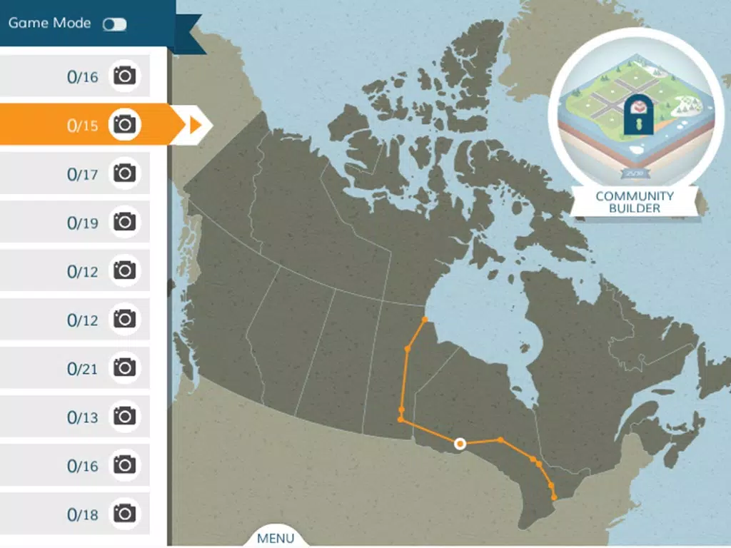CG's Canadian Quest iPad 應用截圖