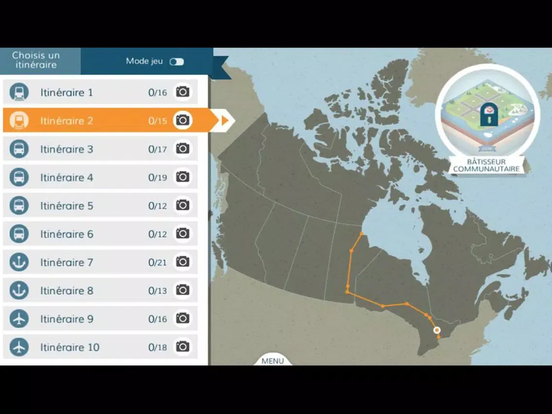 Capturas de tela do La quête canadienne de la BDC iPad 