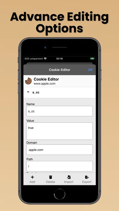 Cookie-Editor سکرین شاٹس