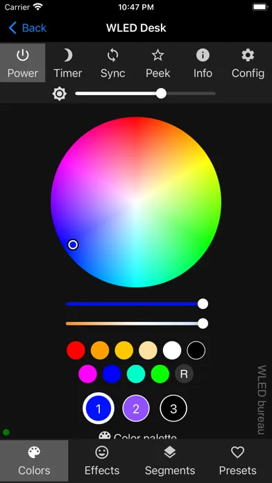 WLED Native Screenshots