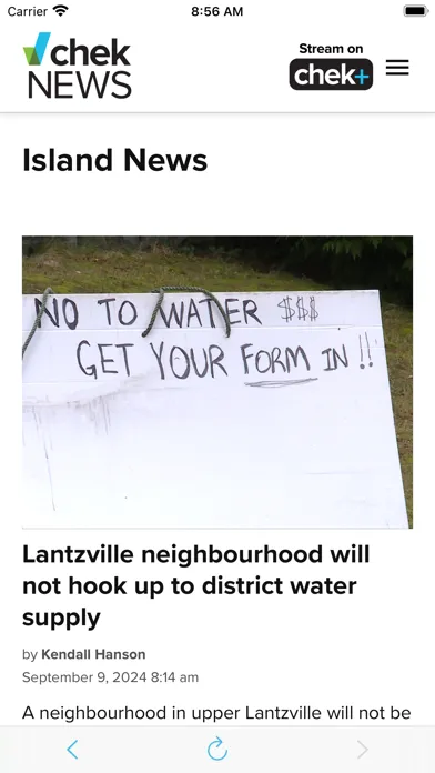 CHEK News Screenshots