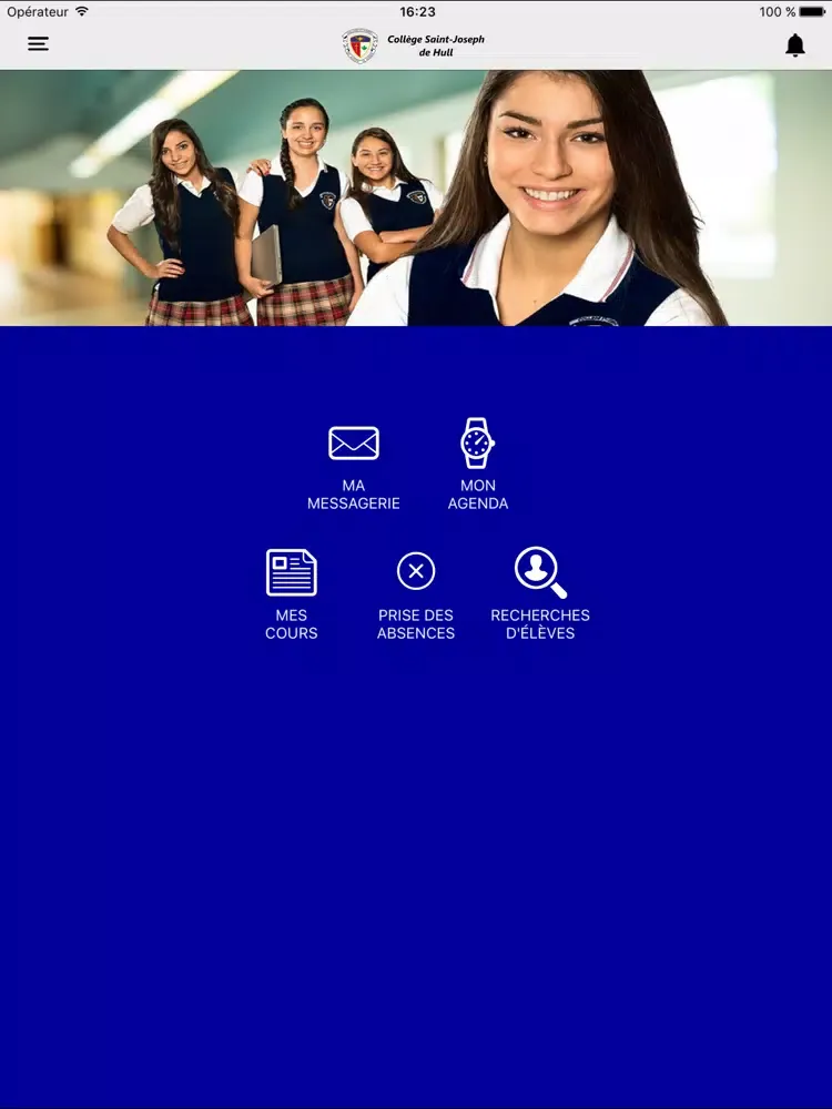 Ảnh chụp màn hình của Collège Saint-Joseph de Hull iPad 