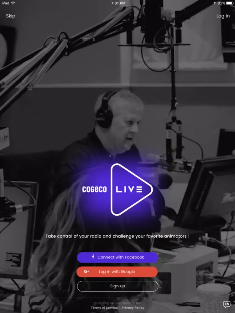 Cogeco Live iPad  स्क्रीनशॉट