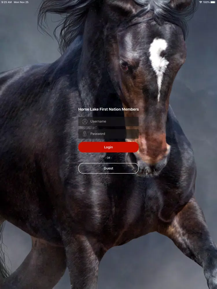 Horse Lake First Nation iPad  스크린샷