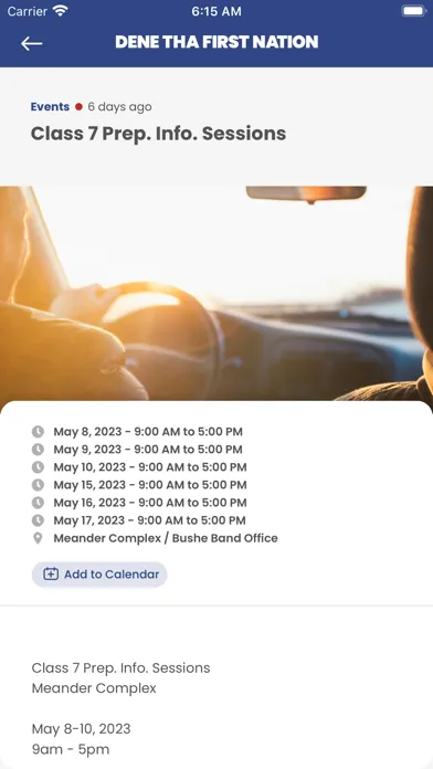 Ảnh chụp màn hình của Dene Tha First Nation