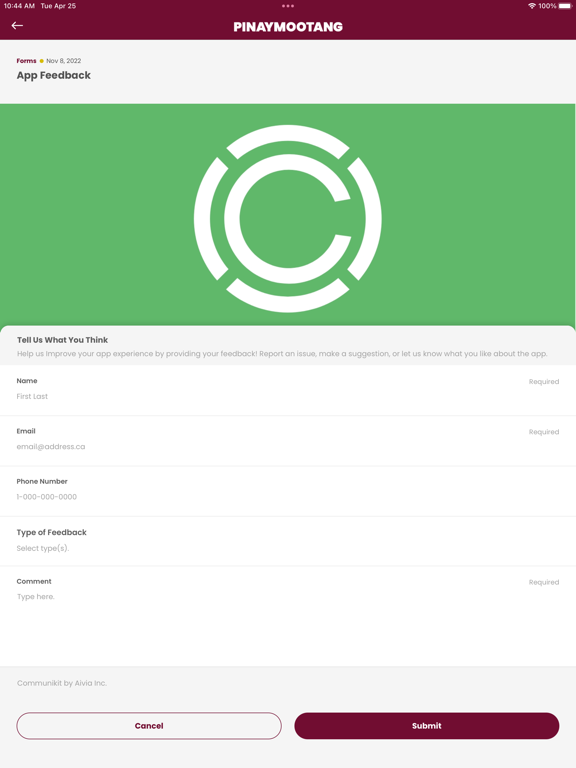 Pinaymootang First Nation iPad 应用截图
