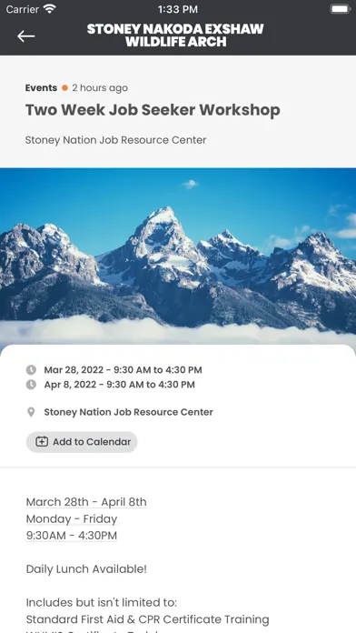 Capturas de pantalla de Stoney Nakoda Wildlife Arch