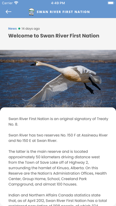 Captures d'écran de Swan River First Nation 457