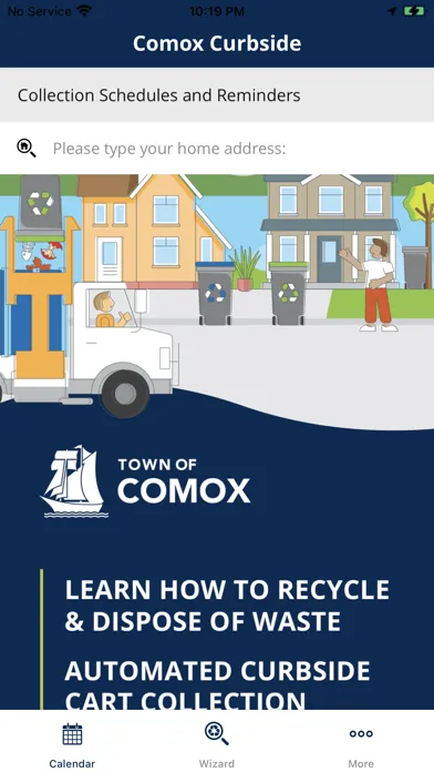 Tangkapan layar Comox Curbside
