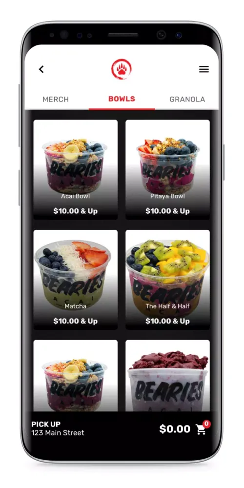 Tangkapan layar Bearies Acai