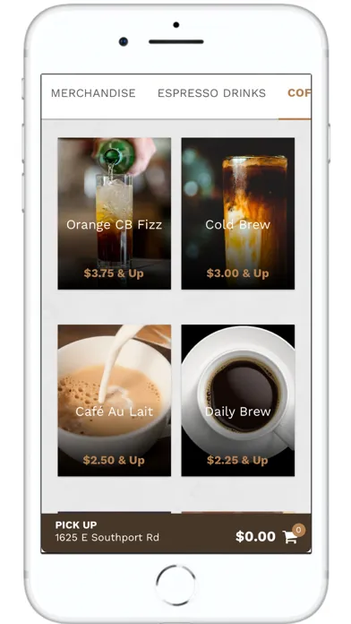 The Mocha Nut Coffee App স্ক্রিনশট