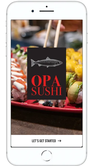 Capturas de tela do Opa Sushi