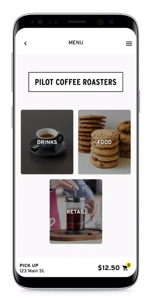 Captures d'écran de Pilot Coffee Roasters