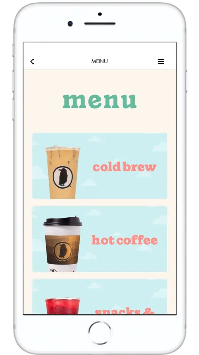 Tangkapan skrin Rook Coffee App