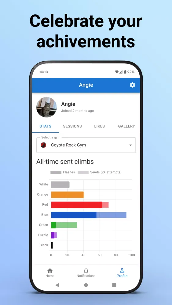 Climb with Crux Screenshots