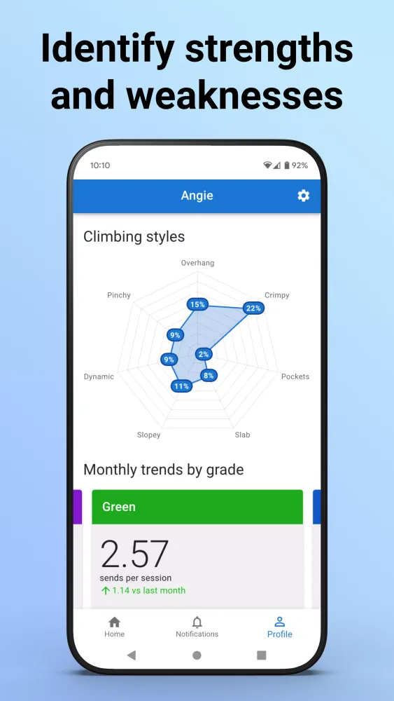 Climb with Crux Screenshots